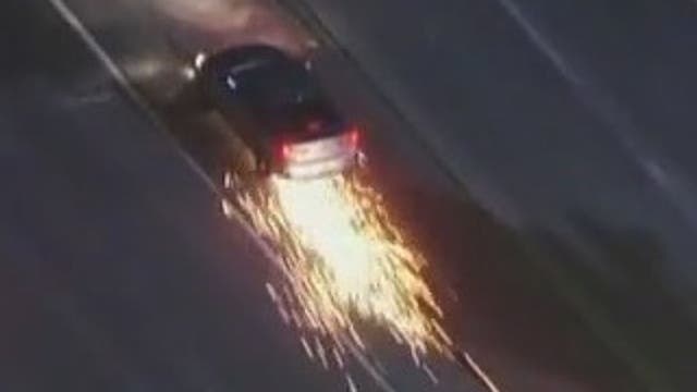 Driver leads hour-long police chase across LA, Riverside, San Bernardino counties