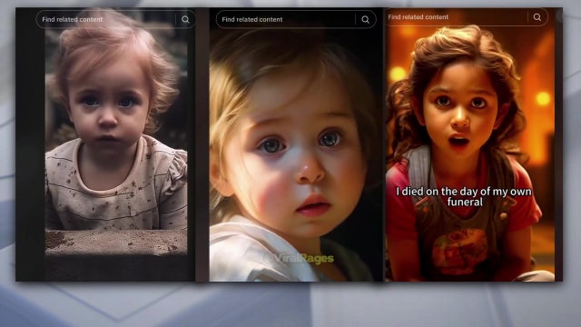 Social media accounts using AI videos of dead children to tell true crime stories