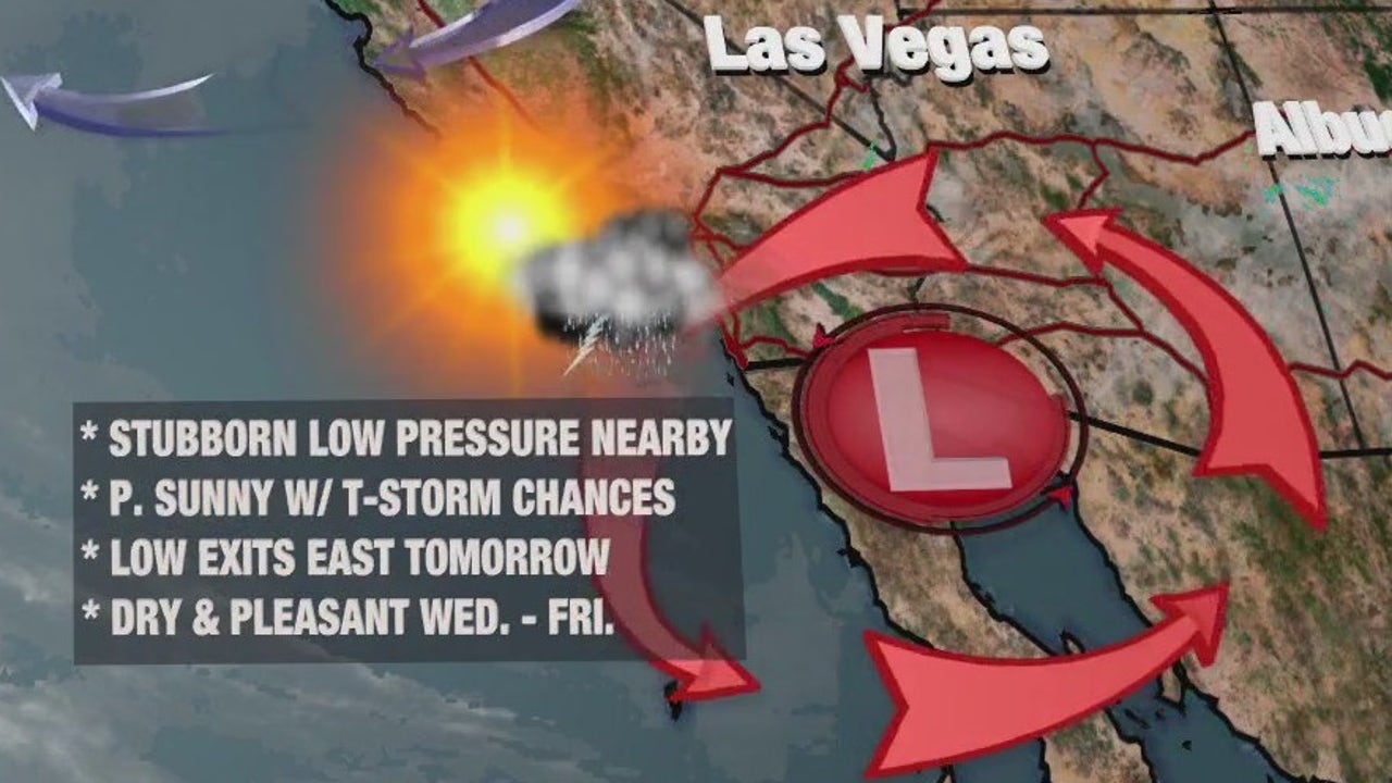 Thunderstorms, Pea-sized Hail Possible Across Southern California ...