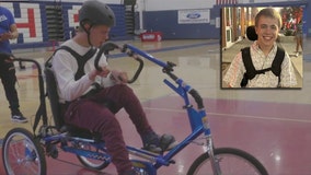 High school students come together to help classmate with cerebral palsy win adaptive bike