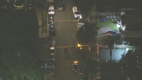 Man shot 9 times outside his home in Reseda; suspect on the run
