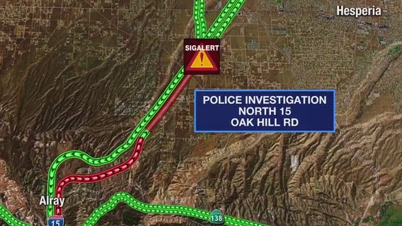 2 hurt in car-to-car shooting on 15 Freeway in Hesperia