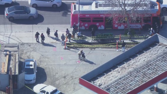 1 stabbed at Metro bus stop in South LA