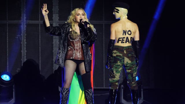 Madonna calls out fan sitting at her concert, realizes they're in a wheelchair
