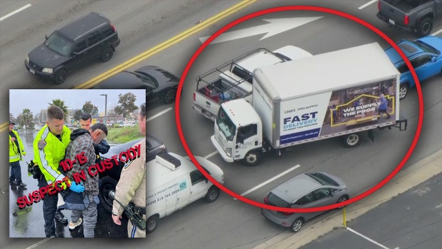 Police chase: Driver in allegedly stolen Lowe's truck arrested after wild pursuit