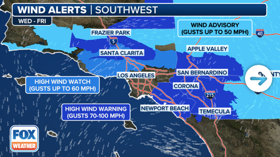 Southern California Threatened By Dangerous Winds Rivaling Category 2 ...