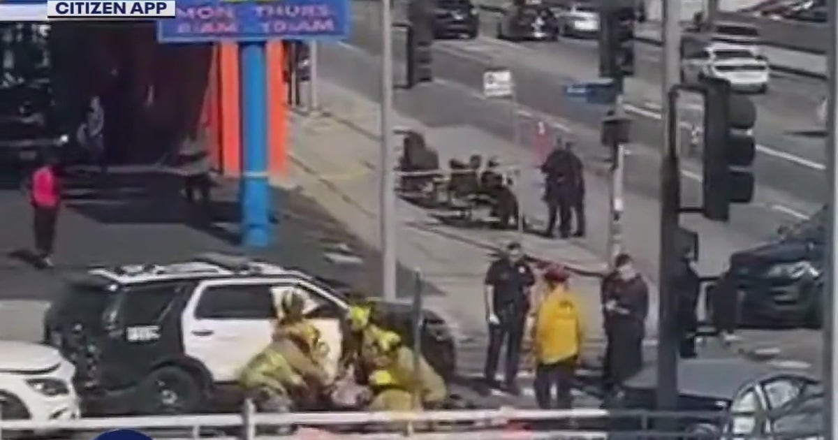 Pedestrian struck, killed by LAPD patrol car | FOX 11 Los Angeles