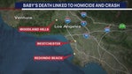 Timeline of murder-suicide that ended in death of infant on the 405 Freeway