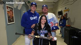 Shohei Ohtani meets fan who caught his first Dodger home run