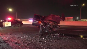 Wrong-way driver crashes multiple times on Riverside freeway, injures 3