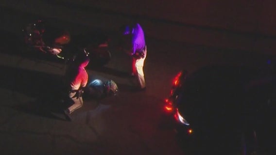 Motorcycle chase ends after rider surrenders in Ontario