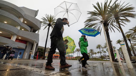 Rain, below-normal temps enter SoCal forecast