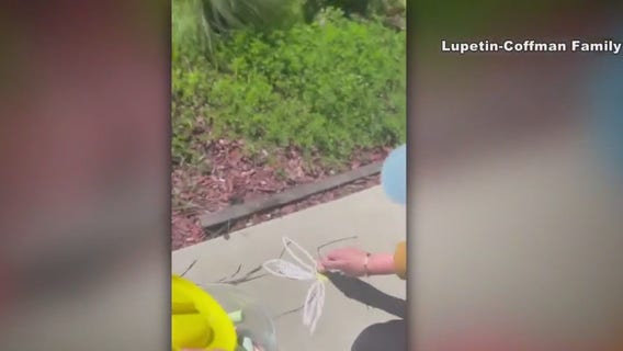 Santa Monica family covers antisemitic graffiti with drawings of flowers, hearts