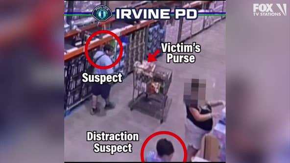 VIDEO: Suspect snatches woman’s wallet from purse at OC Costco