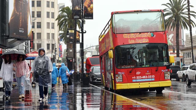 Rain, low-elevation snow hit SoCal as cold spring storm moves in