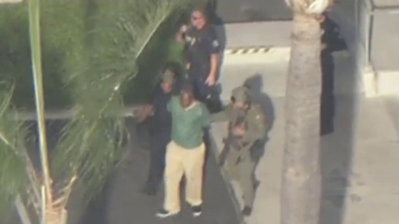 1 in custody after police activity at a bank in Anaheim