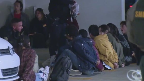 43 detained at UCLA for violating overnight curfew; in-person classes canceled