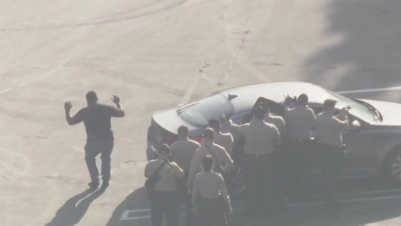 Robbery call leads to confusion, people being briefly detained at a bank in South Los Angeles