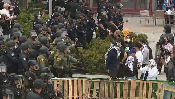 UC Irvine protests: Online classes only May 16 amid campus tension between pro-Palestine demonstrators, cops