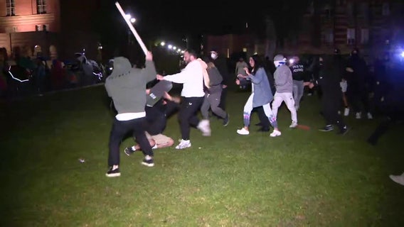 Man arrested for attack on UCLA pro-Palestine encampment