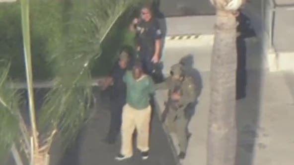 1 in custody after police activity at a bank in Anaheim