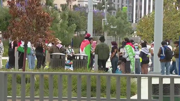 Protest held outside CSU board meeting in Long Beach