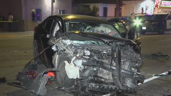 Good Samaritans claim they pulled woman from car after South LA crash