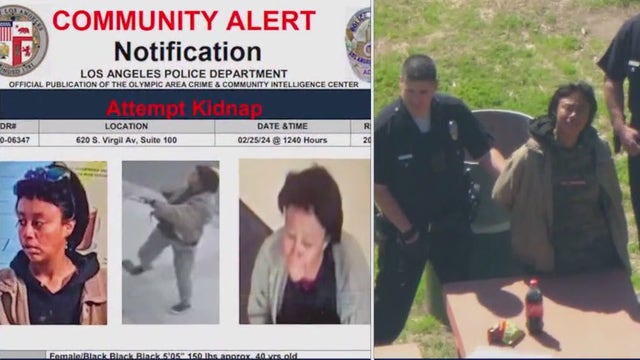 LAPD re-arrests attempted kidnapping suspect for same crime at Koreatown park