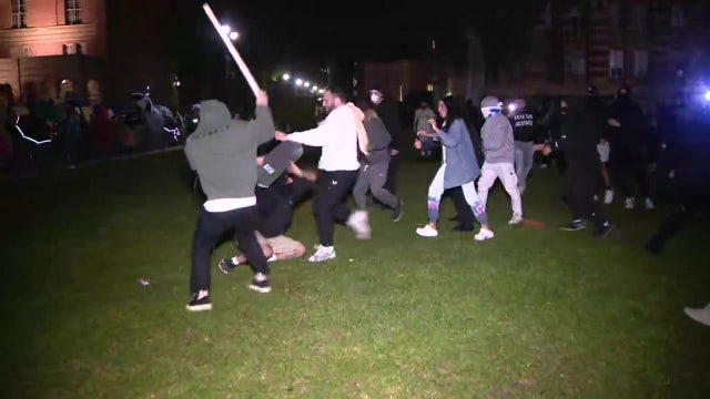 Man arrested for attack on UCLA pro-Palestine encampment