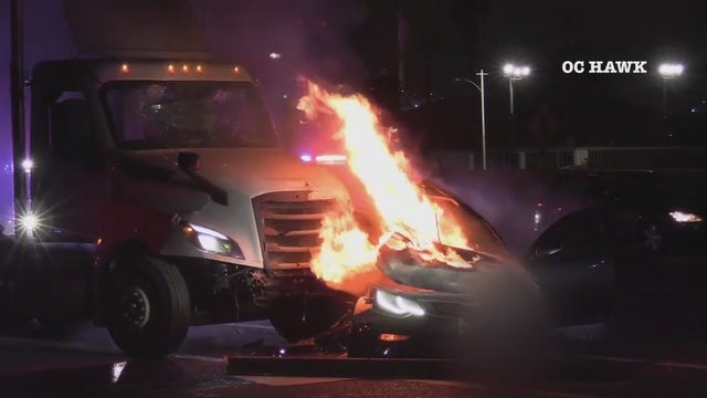 15-year-old driver killed in fiery crash on 710 Freeway in stolen SUV: Long Beach PD