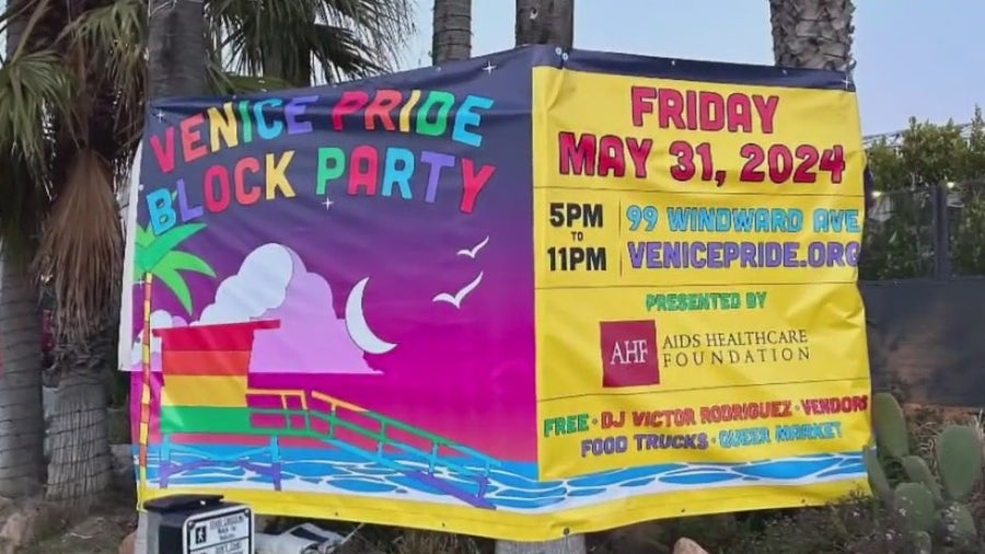 Venice Pride banners possibly stolen
