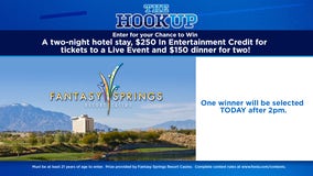 THE HOOKUP: Win a 2-night hotel stay and more at Fantasy Springs Resort Casino