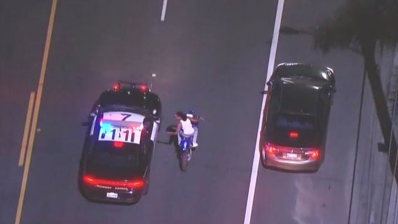 Dirt bike leads police chase across Compton, South LA