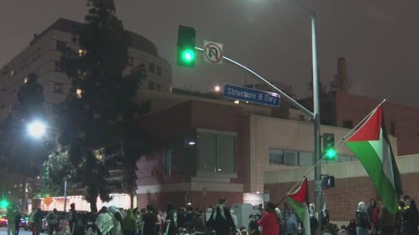 25 arrested after pro-Palestinian protesters return to UCLA