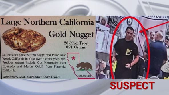 Massive gold nugget dating back to California gold rush stolen in Long Beach