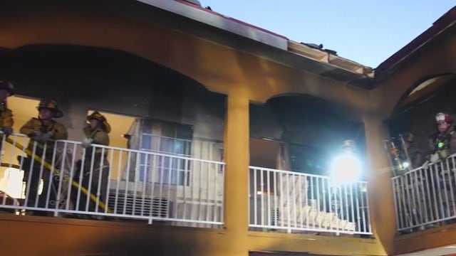 South LA motel bursts into flames; 4 hospitalized