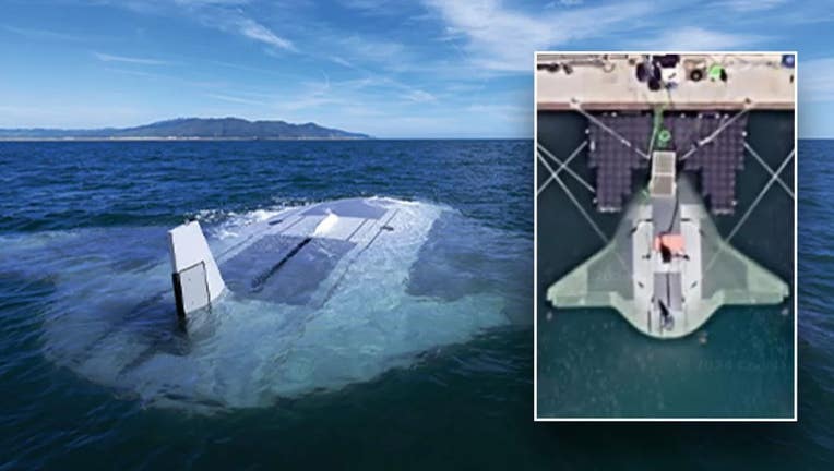 Top-secret US aquatic military vessel spotted on Google Maps Top-secret US aquatic military vessel spotted on Google Maps
