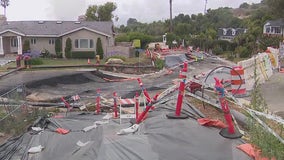 Accelerating land movement in Rancho Palos Verdes cracks roads, sinks homes
