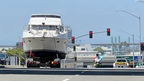 Boat gets stuck in Sepulveda Tunnel near LAX