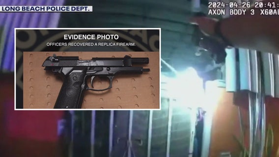 Long Beach PD releases video of officers fatally shooting teen armed with replica gun