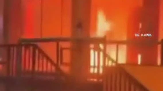 4-alarm fire breaks out at a mall in Buena Park