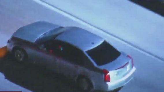 Cadillac driver breaks 100 mph in 2-county police chase across LA, San Bernardino