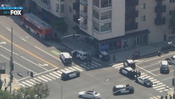 Metro bus evacuated after reports of armed man sleeping on bus