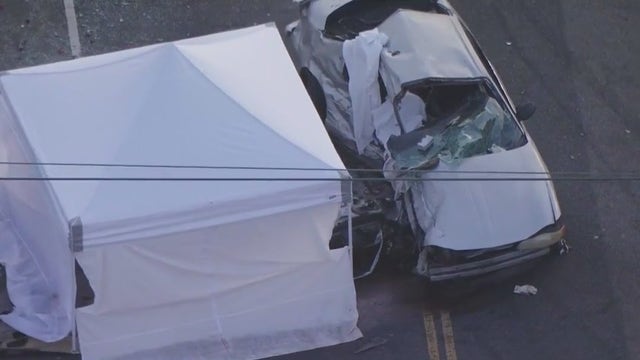 12-year-old girl killed, 9 others injured in South LA crash