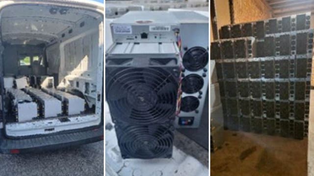 Stolen bitcoin mining computers worth $579K recovered in Los Angeles