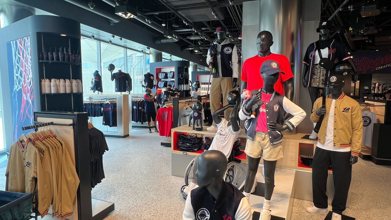 Intuit Dome LA Clippers unveil first ever merchandise flagship store FOX 11 Los Angeles