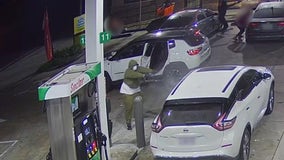 South LA gas station shooting: Video shows suspects opening fire on 2 people, killing 1