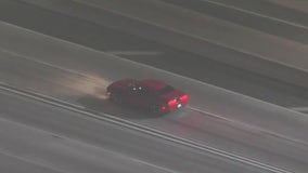 LA police chase suspect breaks 100 mph on 10 Freeway