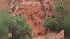 Flash flooding at Havasu Canyon strands hundreds of tourists; Arizona National Guard deployed for rescue