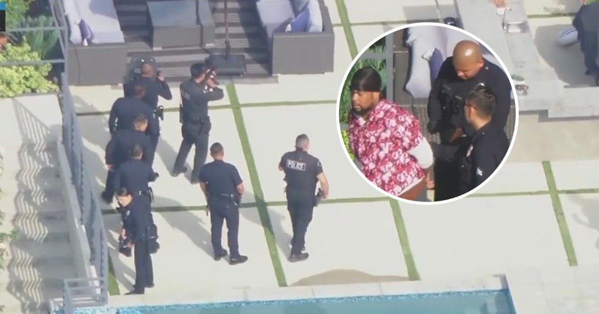 Bel Air burglary suspect taken into custody on live TV | FOX 11 Los Angeles